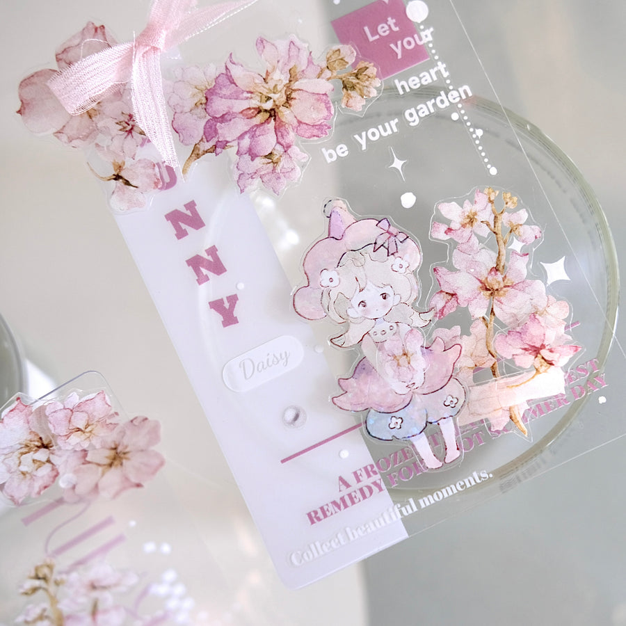 Freckles Tea Vol. 4 little flower fairy galaxy foil sticker roll