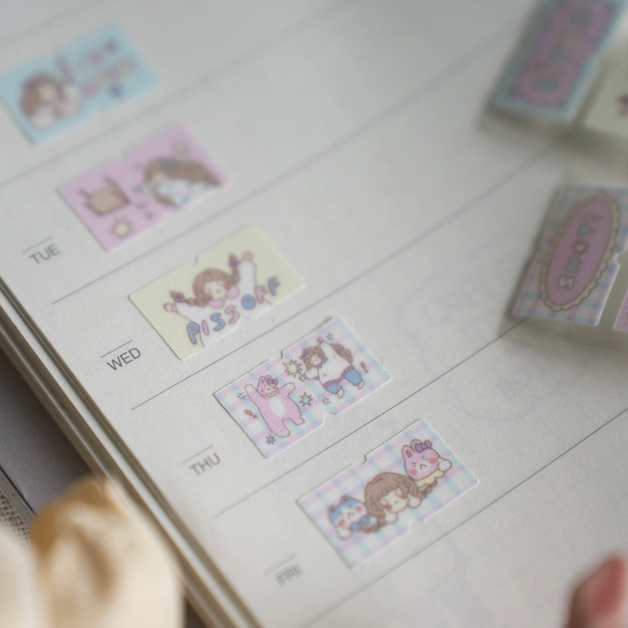 Shō Littlehappiness label sticker - Angry Besties
