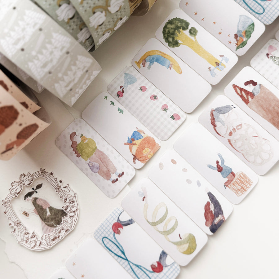 Ivysnow pet tape - Farmer’s market memo sticker roll