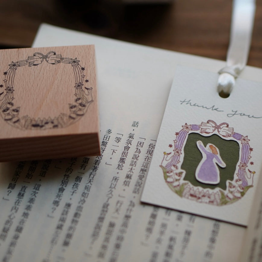 Ivysnow rubber stamp - Swan Theater
