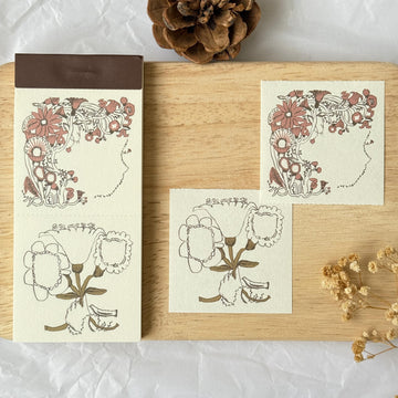 Misshoegg Floral-Shaped / Memo Pad