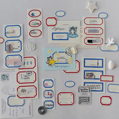 Heeymiao FRAME 2.0 – Red & Blue Frame Memo Stickers