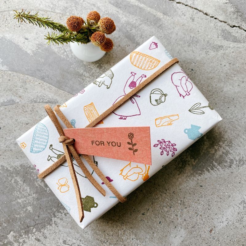 Mizushima x necktie JIZAI Clear Stamp box set -  walking path