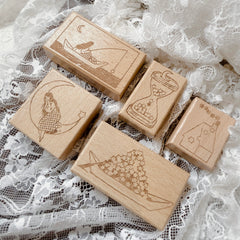 Teayou Rubber Stamp - Follow the Lights
