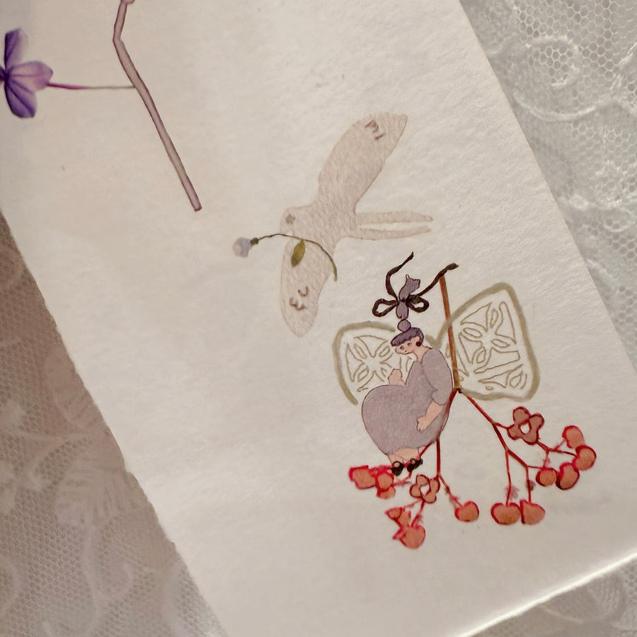 Misshoegg Phonetic Garden print on stickers (2/sheet)
