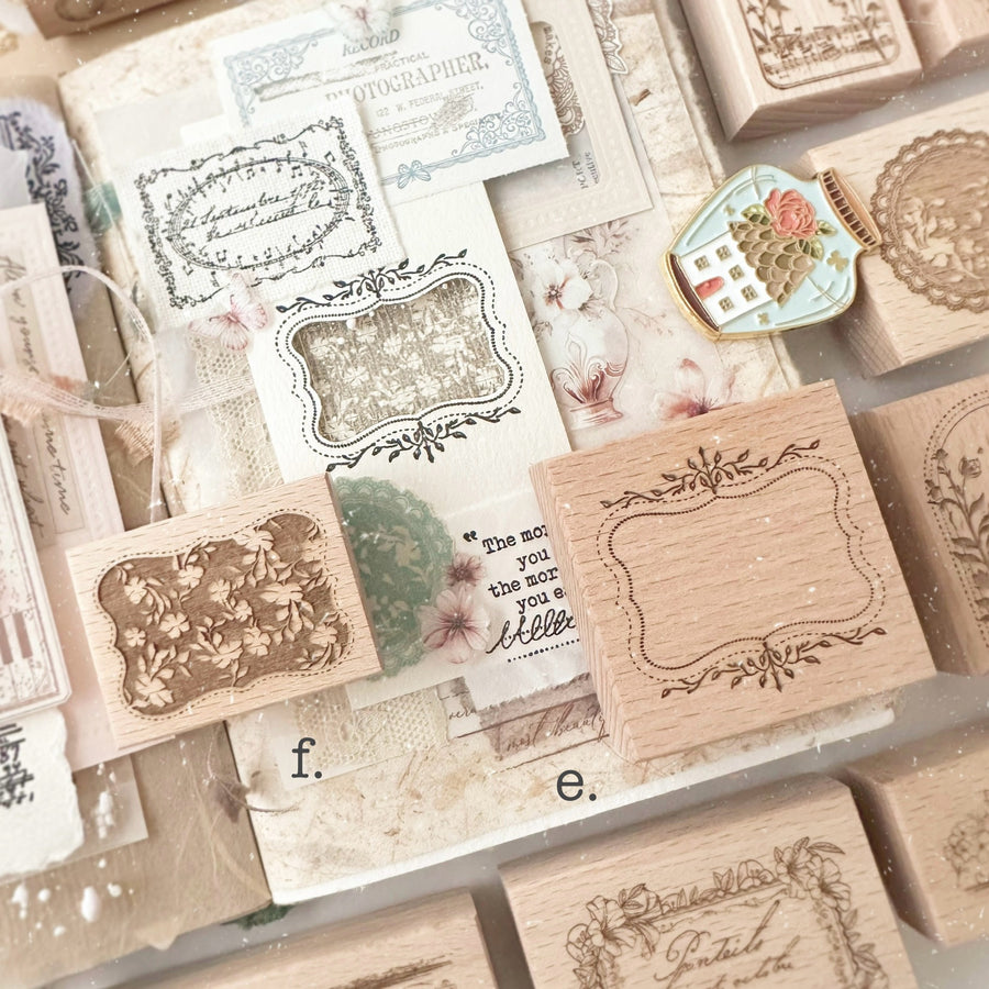 Journal Pages rubber stamp - Rhythm of Life