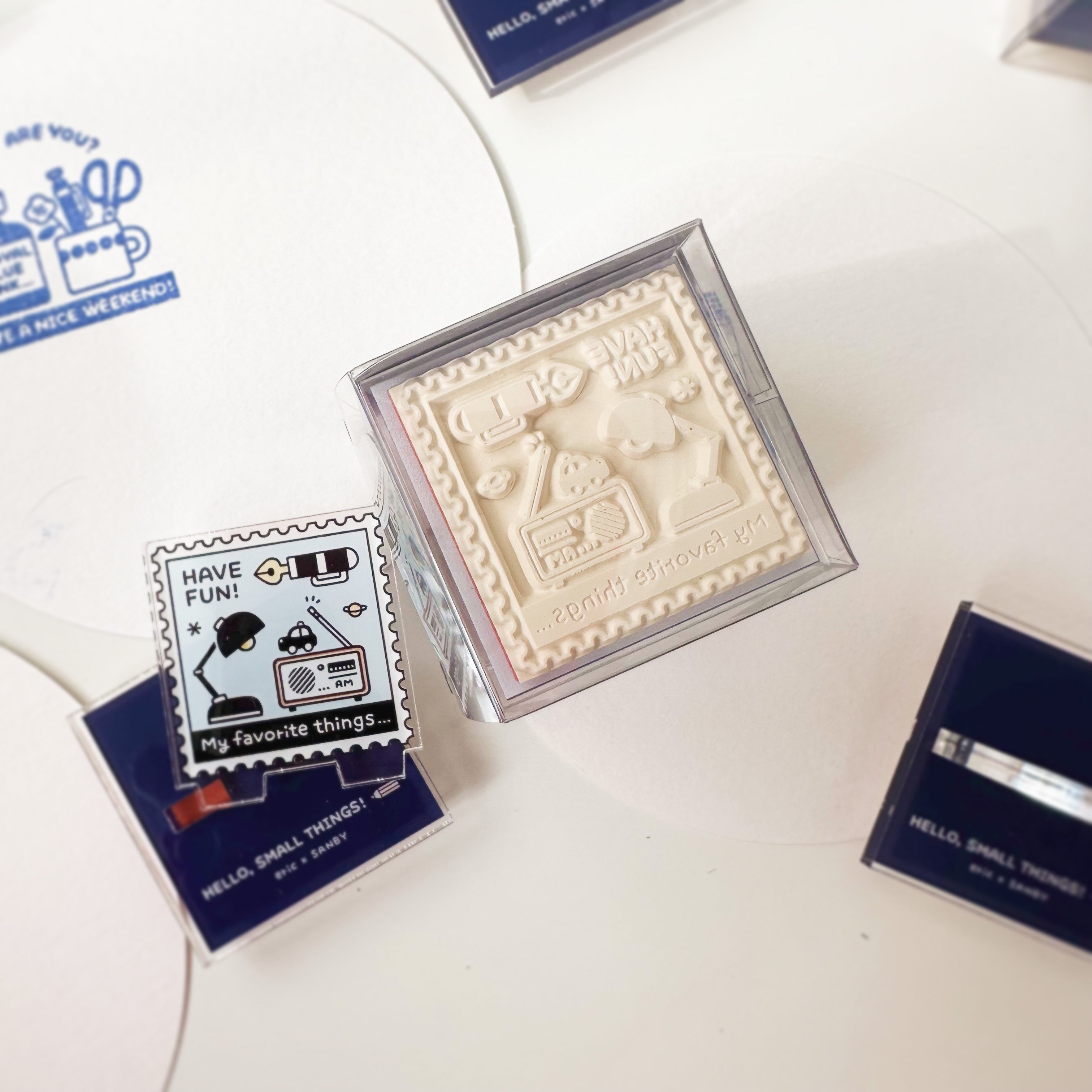 Eric small things acrylic stand rubber stamp – journalpages