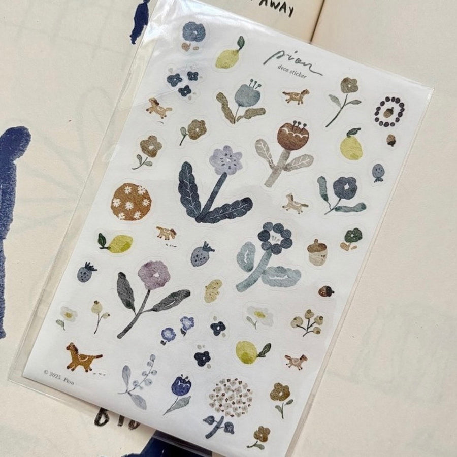 Pion - “pottery/ little hipster/ horse ” - deco washi sticker