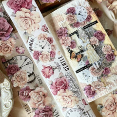 Yier "vintage rose" laser crystal pet tape