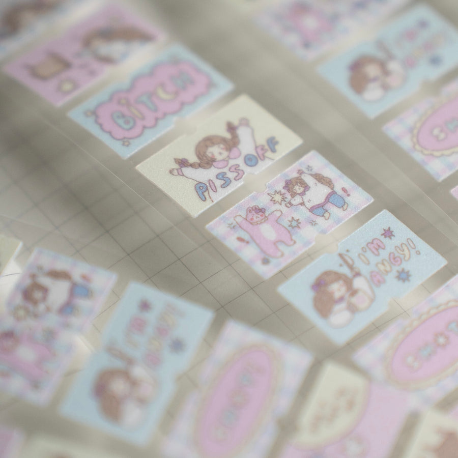 Shō Littlehappiness label sticker - Angry Besties