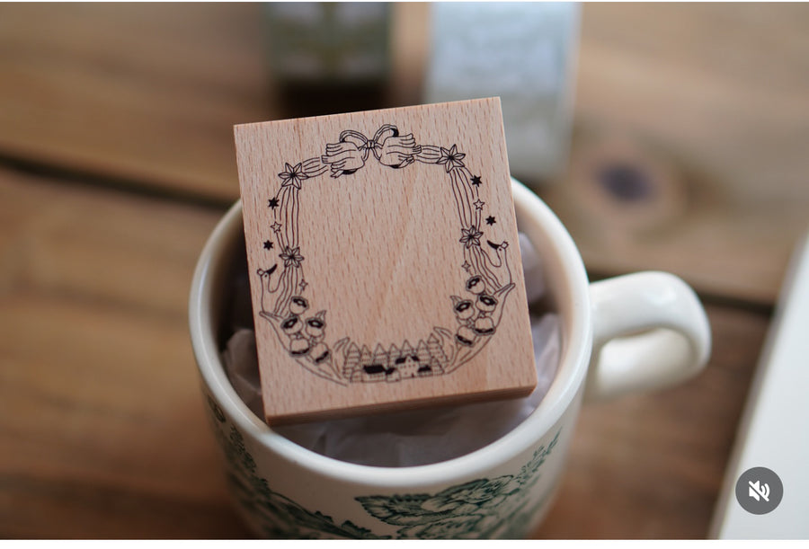 Ivysnow rubber stamp - Swan Theater