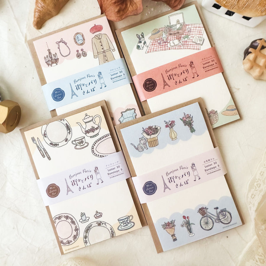 Furukawashiko mini letter set - picnic