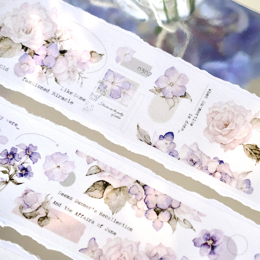 Freckles Tea Vol. 4 spring flower washi tape & pet tape