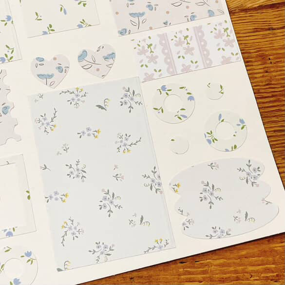 63penhouse x hairmo ~ flower field pre-cut paper tape