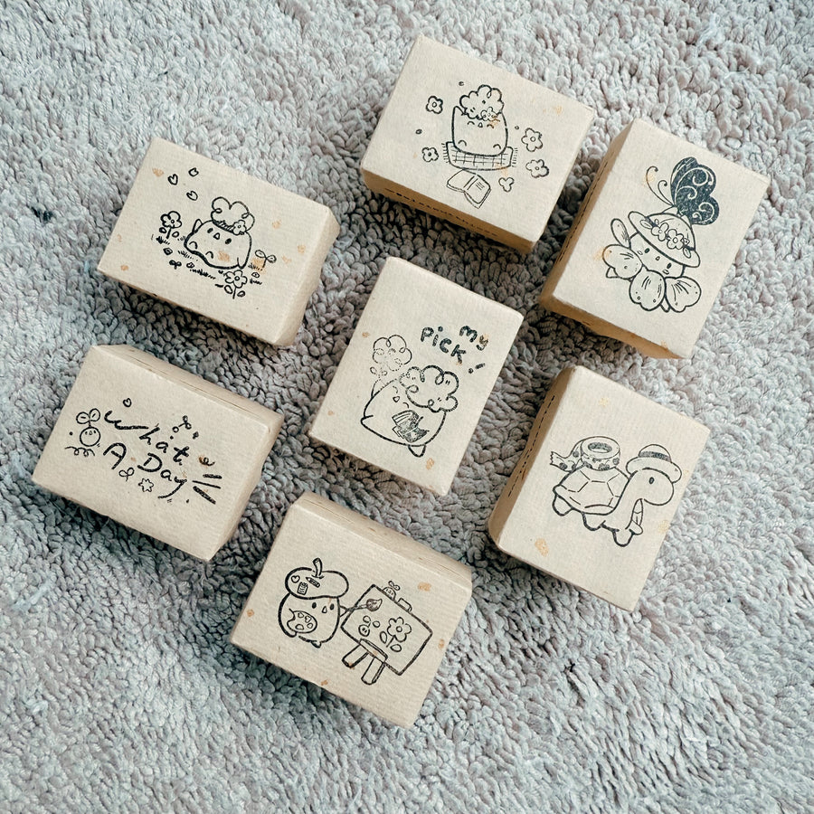 Elsiewithlove spring collection rubber stamps