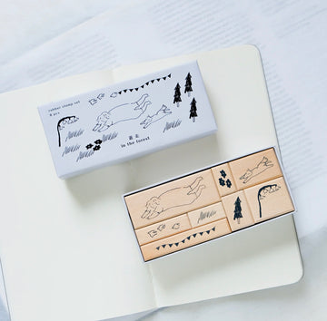 Nyret - The postcard seise rubber stamps