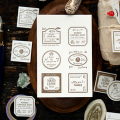 OURS Grocery Labels Letterpress Book