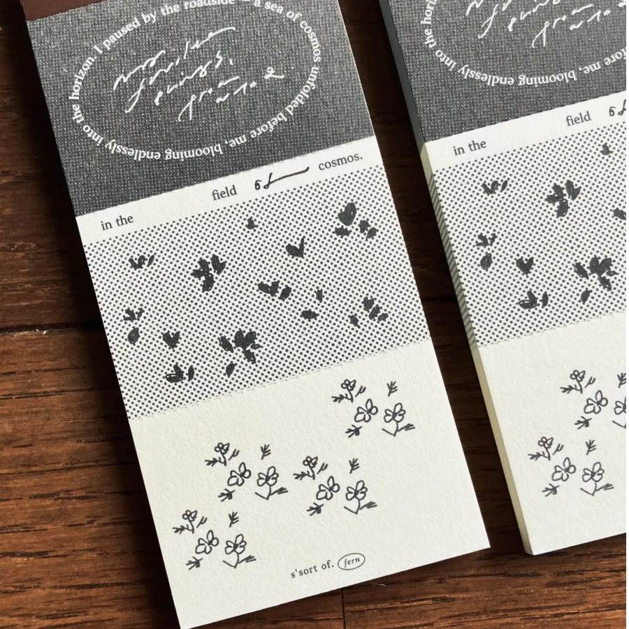 somesortoffern Vintage Tear-off Memo Pad