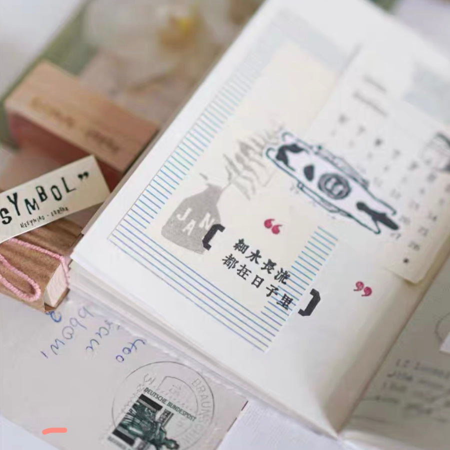 Heeymiao x Eureka < symbol & schedulehouse > rubber stamps