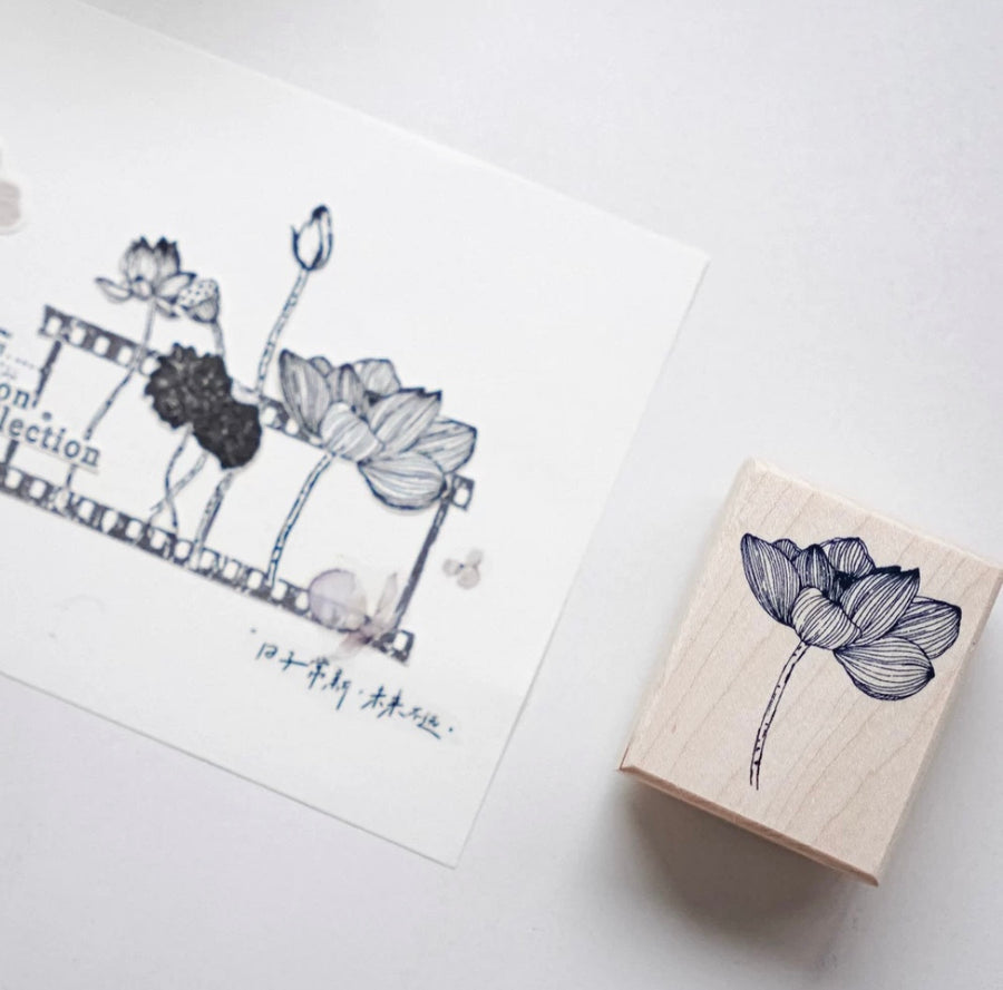 Jennyuanzi National Style Blue and White Series rubber stamps