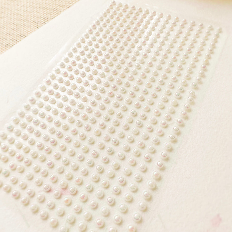 Pearl Sticker Paper Pearl sticker sheet (3mm) – journalpages