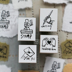 LCN Tiny Signs Stamp Set