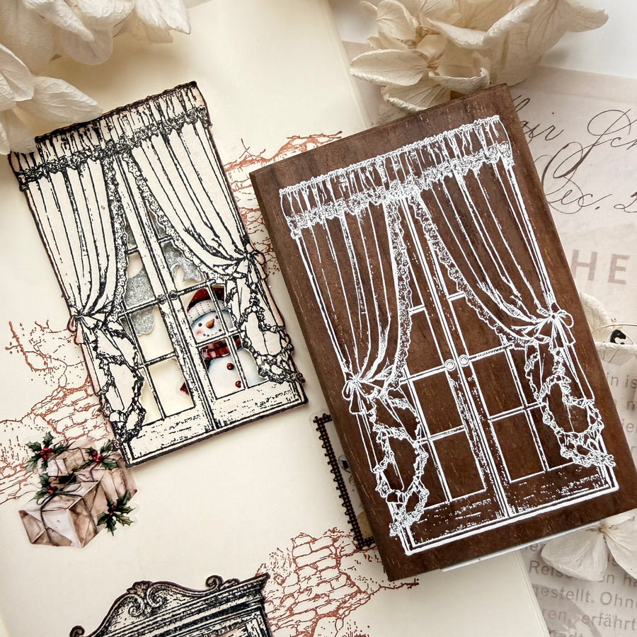 Journal pages rubber stamps - Vintage Room Collection