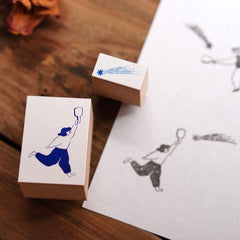 Ivysnow rubber stamp set - shooting star B