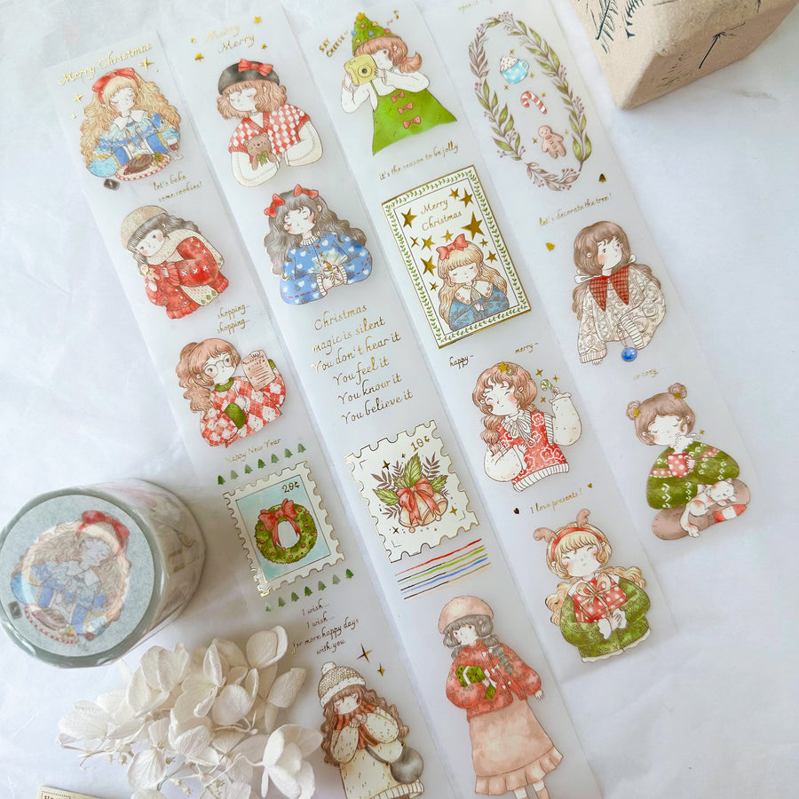 Shō Littlehappiness MerryMerry gold foil pet tape