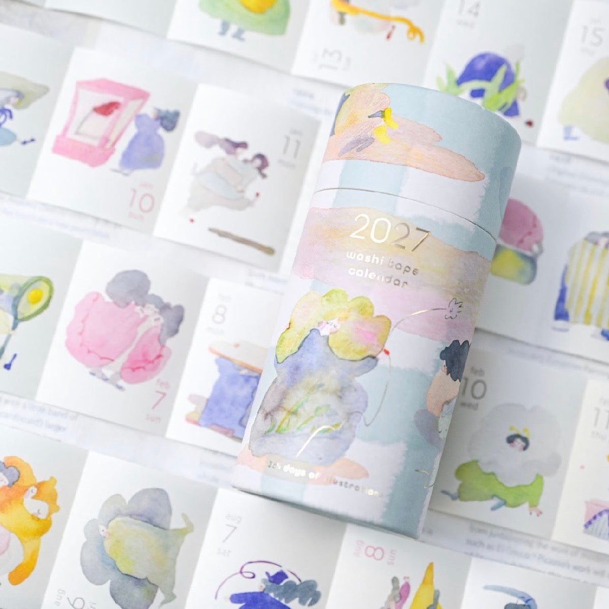 Dodolulu 2027 Washi Tape Calendar for 365 Days – journalpages