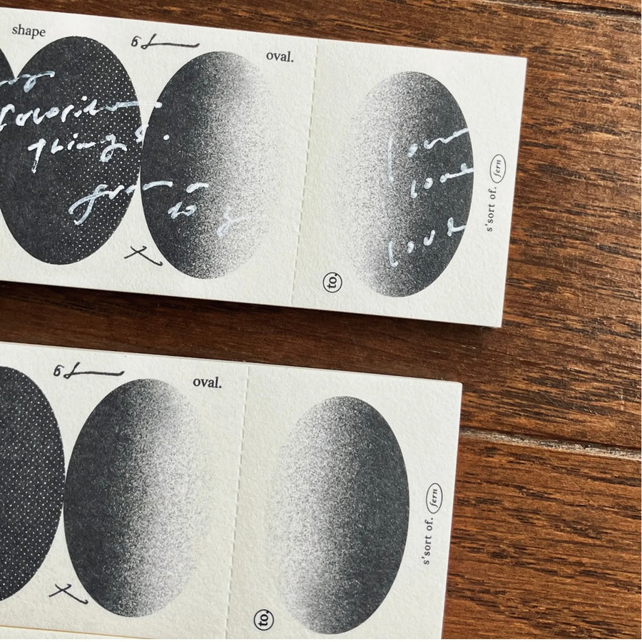 somesortoffern Vintage Tear-off Memo Pad