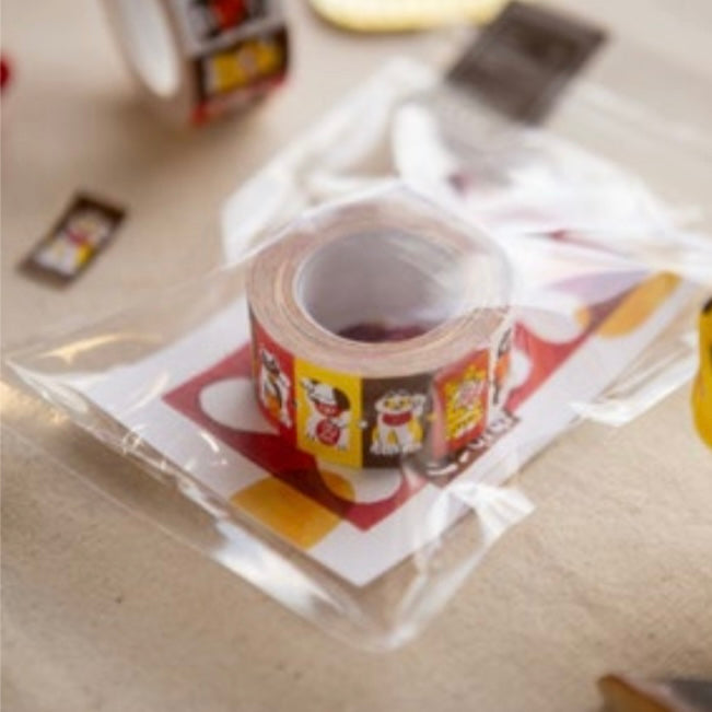 (Pre - order)OURS little lucky friends label sticker roll
