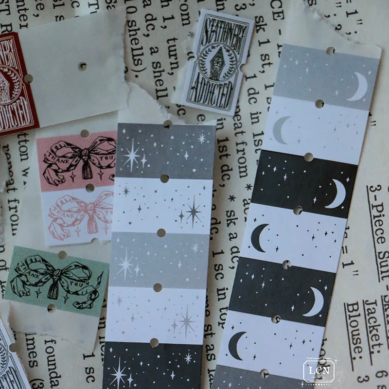 LCN label stickers - The stars / The moon