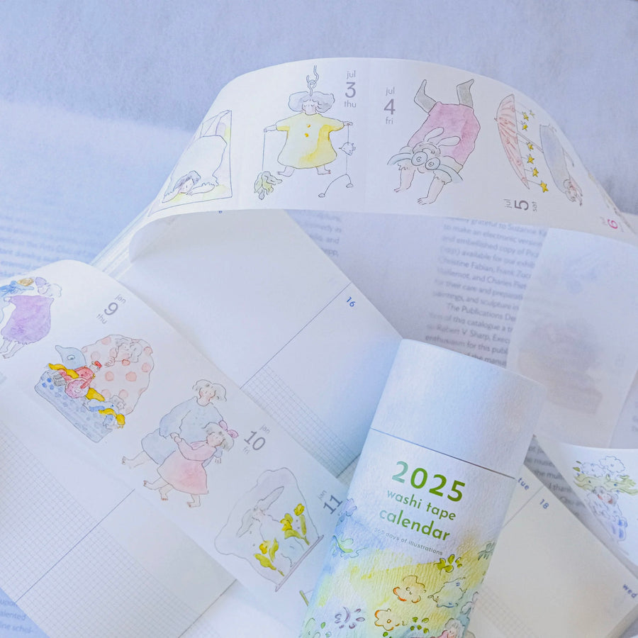 Dodolulu 2025 Washi Tape Calendar for 365 Days