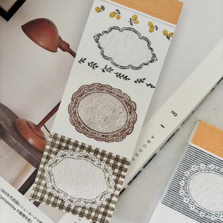 Pion - memo pad - Lemon & blue