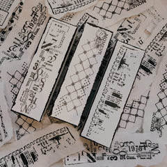 Journal Pages "Archive Index" series rubber stamps
