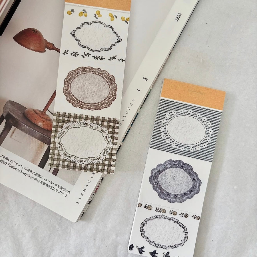 Pion - memo pad - Lemon & blue