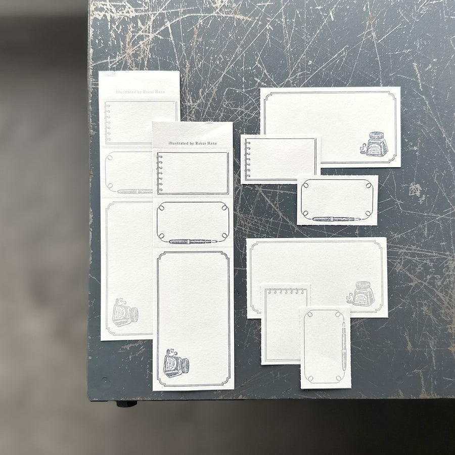 Oeda letterpress x Rakui Hana- Cute Things from Japan label book