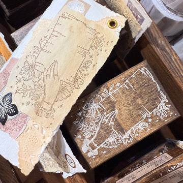 Loidesign Held Dyed Wood Stamp - Ancient Letter Paper