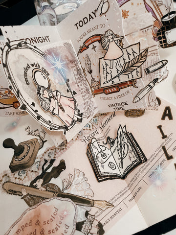 Stationerylovermarket x Shō Littlehappiness Rubber Stamp - The Scriptorium Tales(Limited Edition)