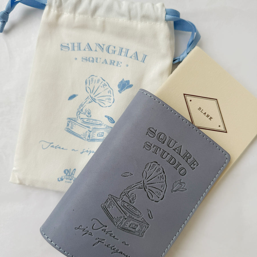 Square studio Shanghai series leather book clothes set( passport size)