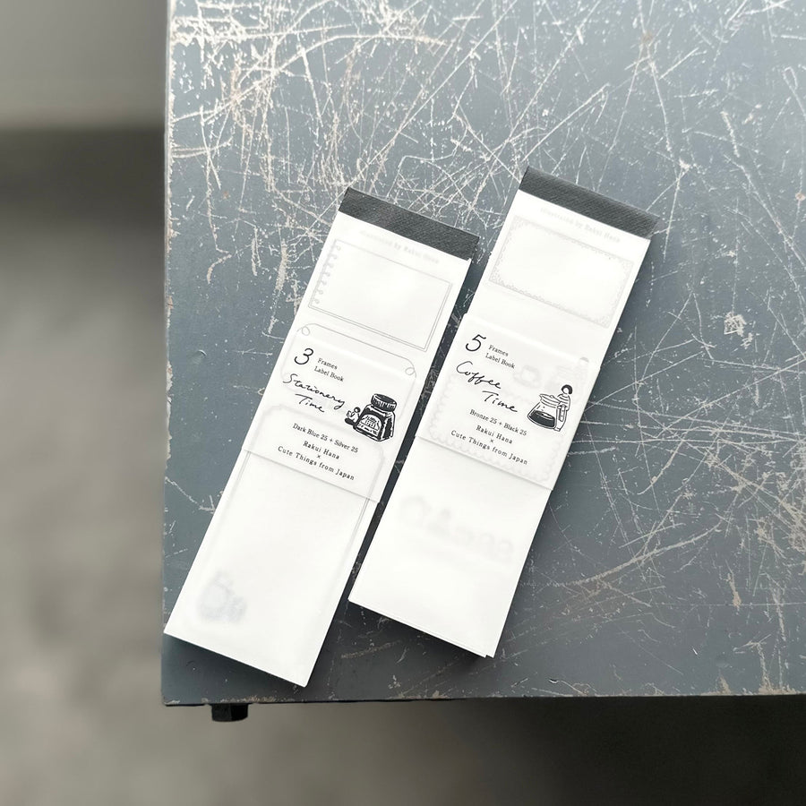 Oeda letterpress x Rakui Hana- Cute Things from Japan label book