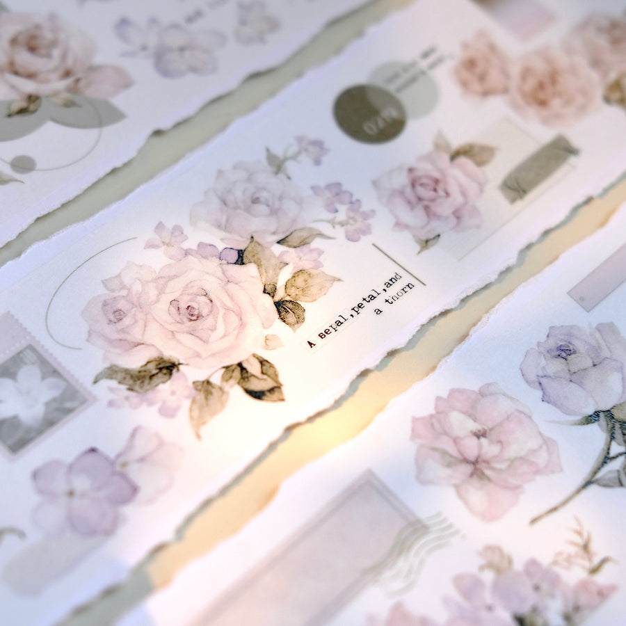 Freckles Tea Vol. 4 spring flower washi tape & pet tape