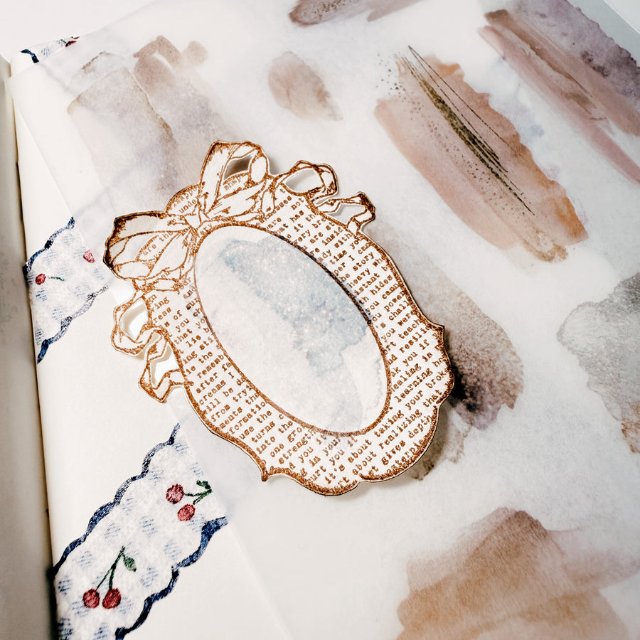 Journal pages rubber stamps - whispered layer