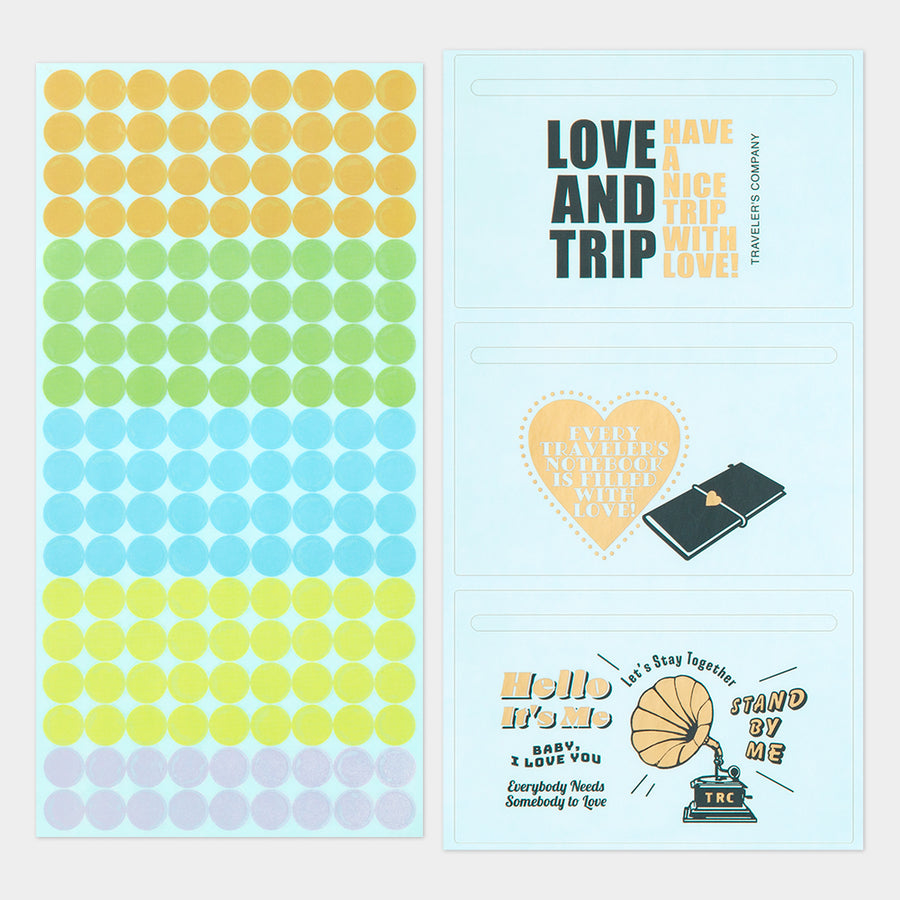 Traveler's Notebook Customized Stickers for 2025 Diary (6 sheets)