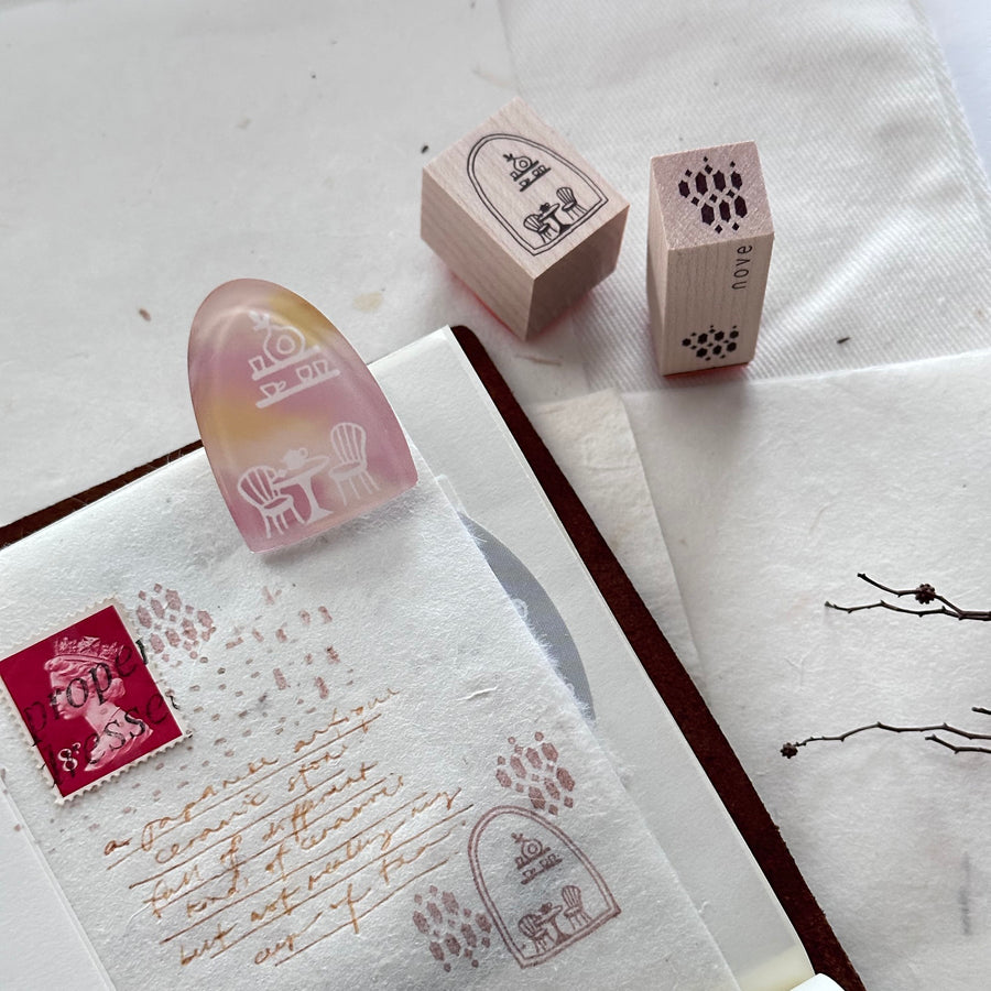 Nove Tiny House Rubber Stamp