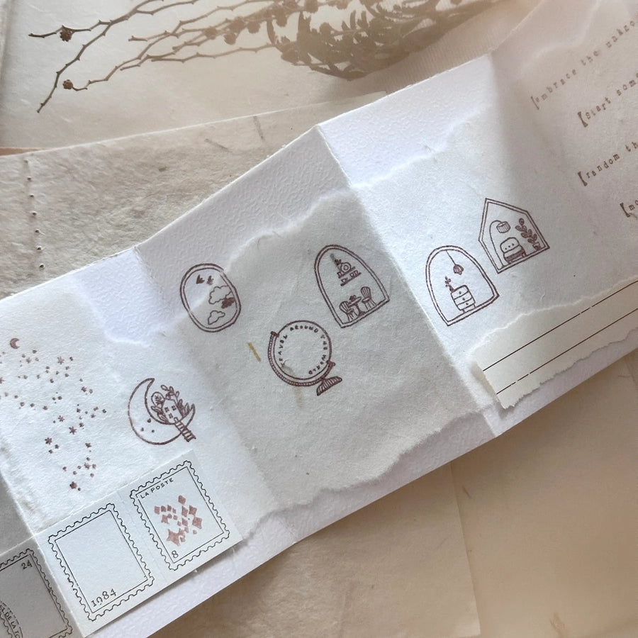 Nove Tiny House Rubber Stamp