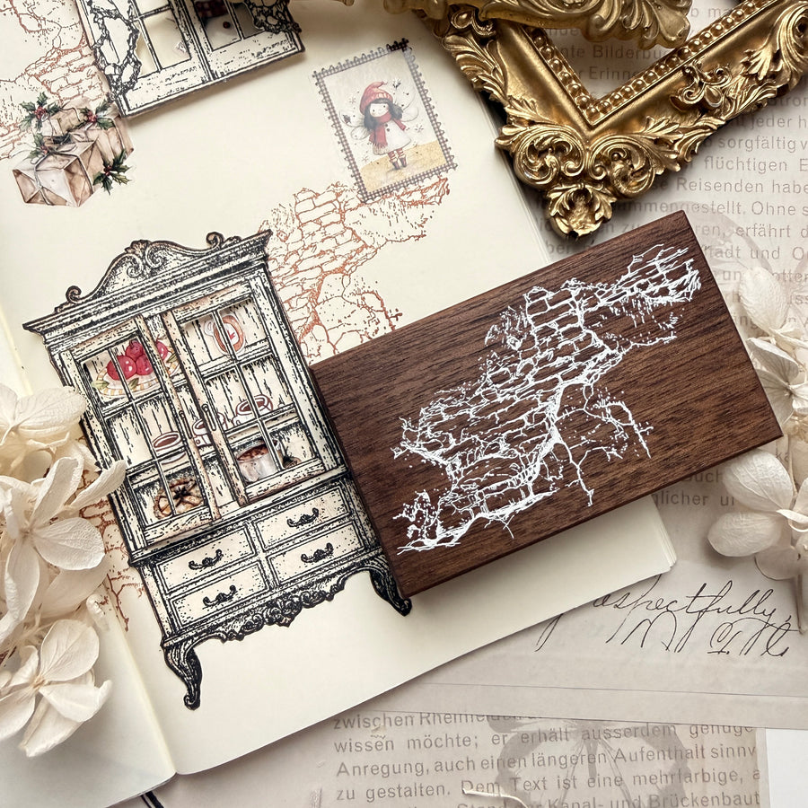 Journal pages rubber stamps - Vintage Room Collection