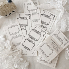 Journal Pages Meadow Hang Tag letterpress notecard