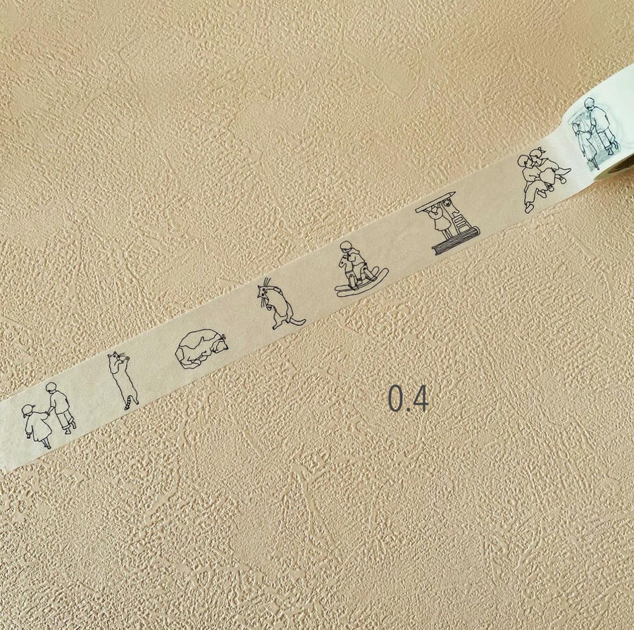 Maki_maki child daily washi tape